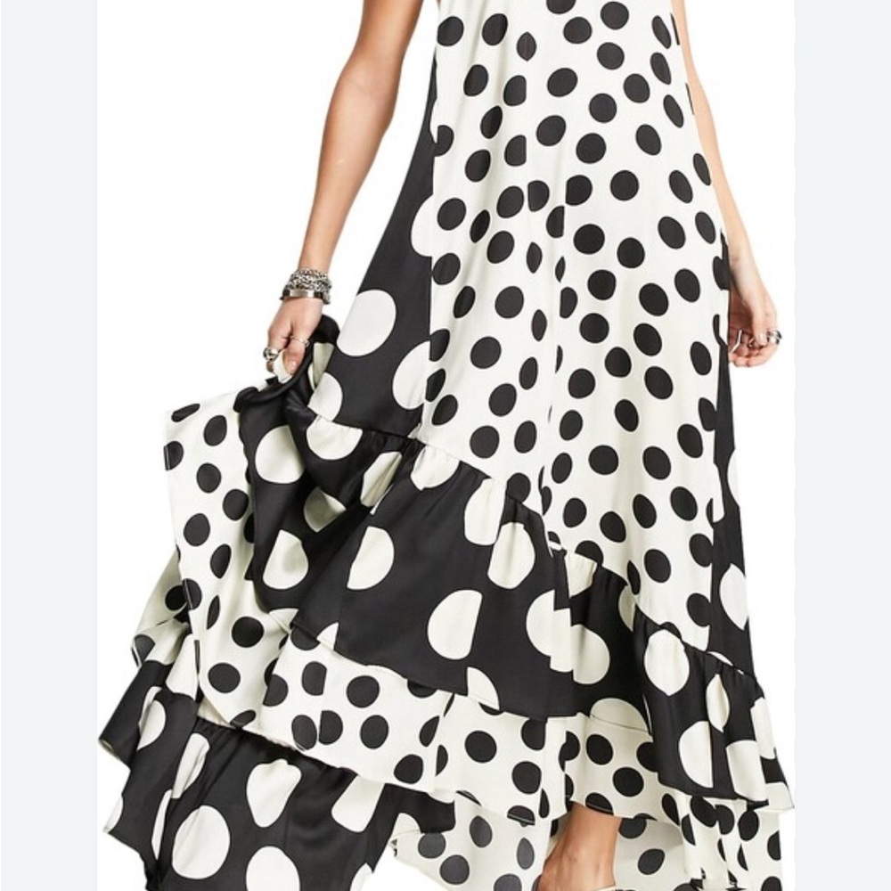 Polka Dot Maxi Skirt